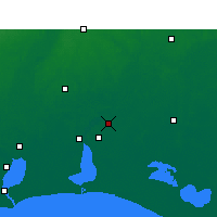 Nächste Vorhersageorte - Lake Charles - Karte
