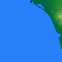 Nächste Vorhersageorte - Kivalina - Karte