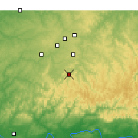 Nächste Vorhersageorte - Fayetteville - Karte