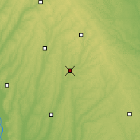 Nächste Vorhersageorte - Atlantic - Karte