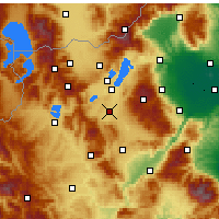 Nächste Vorhersageorte - Ptolemaida - Karte