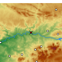 Nächste Vorhersageorte - Andújar - Karte