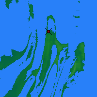 Nächste Vorhersageorte - Sanikiluaq - Karte