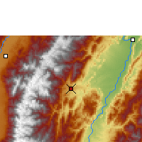 Nächste Vorhersageorte - Chaparral - Karte