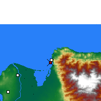 Nächste Vorhersageorte - Ciénaga - Karte