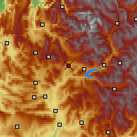 Nächste Vorhersageorte - Gap - Karte