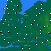 Nächste Vorhersageorte - Hilversum - Karte
