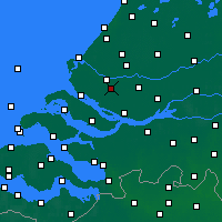 Nächste Vorhersageorte - Spijkenisse - Karte