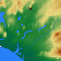 Nächste Vorhersageorte - Großer Geysir - Karte