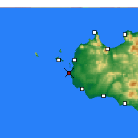 Nächste Vorhersageorte - Marsala - Karte