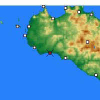 Nächste Vorhersageorte - Marinella di Selinunte - Karte