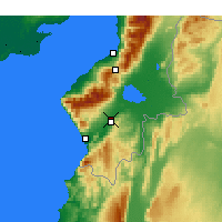 Nächste Vorhersageorte - Antakya - Karte