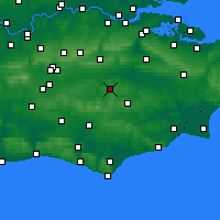 Nächste Vorhersageorte - Royal Tunbridge Wells - Karte