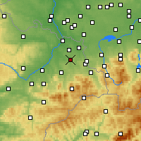 Nächste Vorhersageorte - Havířov - Karte