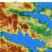 Nächste Vorhersageorte - Parnass - Karte