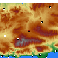 Nächste Vorhersageorte - Guadix - Karte