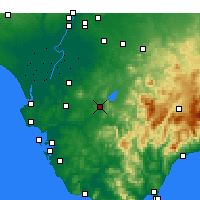 Nächste Vorhersageorte - Arcos de la Frontera - Karte