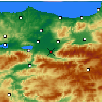 Nächste Vorhersageorte - Akyazı - Karte