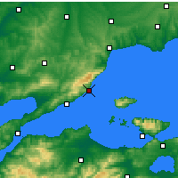 Nächste Vorhersageorte - Hoşköy - Karte