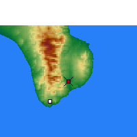 Nächste Vorhersageorte - San José del Cabo - Karte