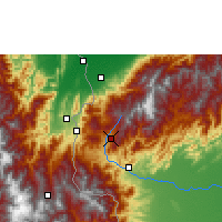 Nächste Vorhersageorte - San Cristóbal - Karte