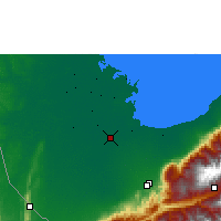 Nächste Vorhersageorte - Santa Bárbara del Zulia - Karte