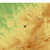 Nächste Vorhersageorte - Pineville - Karte