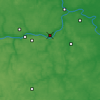 Nächste Vorhersageorte - Osjory - Karte