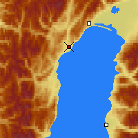 Nächste Vorhersageorte - Sewerobaikalsk - Karte