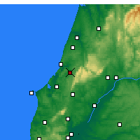 Nächste Vorhersageorte - Alcobaça - Karte