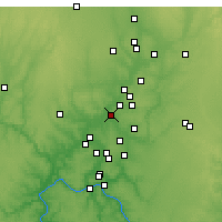 Nächste Vorhersageorte - Middletown - Karte