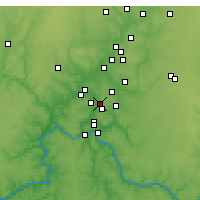 Nächste Vorhersageorte - Sharonville - Karte