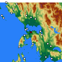 Nächste Vorhersageorte - Anaktorio - Karte