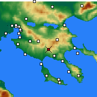 Nächste Vorhersageorte - Polygyros - Karte