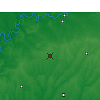 Nächste Vorhersageorte - Greenville - Karte