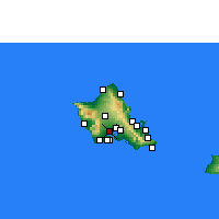 Nächste Vorhersageorte - Waipahu - Karte