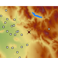 Nächste Vorhersageorte - Apache Junction - Karte