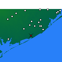 Nächste Vorhersageorte - Bay City - Karte