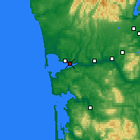 Nächste Vorhersageorte - Hoquiam - Karte