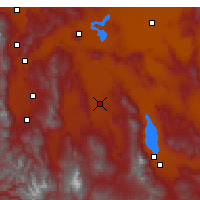 Nächste Vorhersageorte - Yerington - Karte