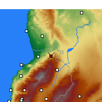 Nächste Vorhersageorte - Al-Qoubaiyat - Karte