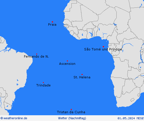 übersicht  Afrika Vorhersagekarten