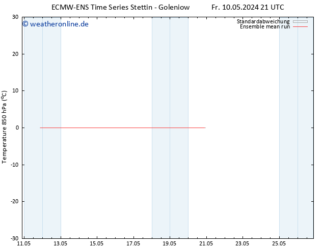 Temp. 850 hPa ECMWFTS Sa 11.05.2024 21 UTC