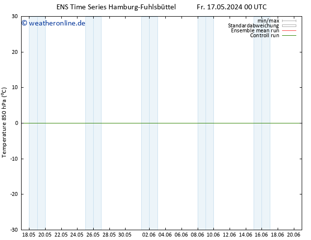 Temp. 850 hPa GEFS TS Do 23.05.2024 12 UTC