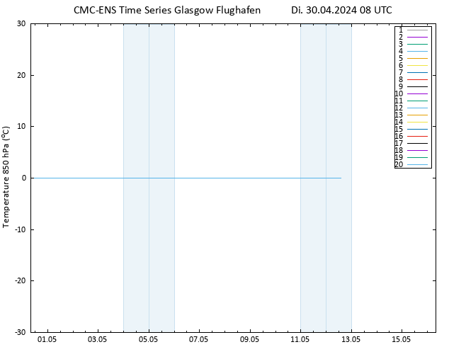 Temp. 850 hPa CMC TS Di 30.04.2024 08 UTC