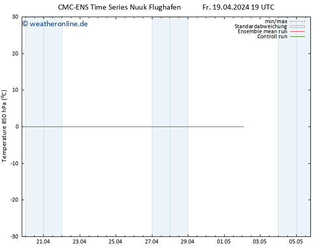 Temp. 850 hPa CMC TS Sa 20.04.2024 07 UTC
