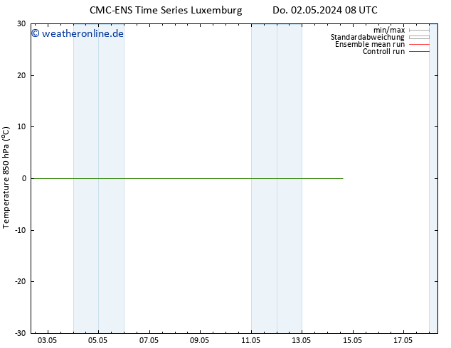 Temp. 850 hPa CMC TS Do 09.05.2024 20 UTC