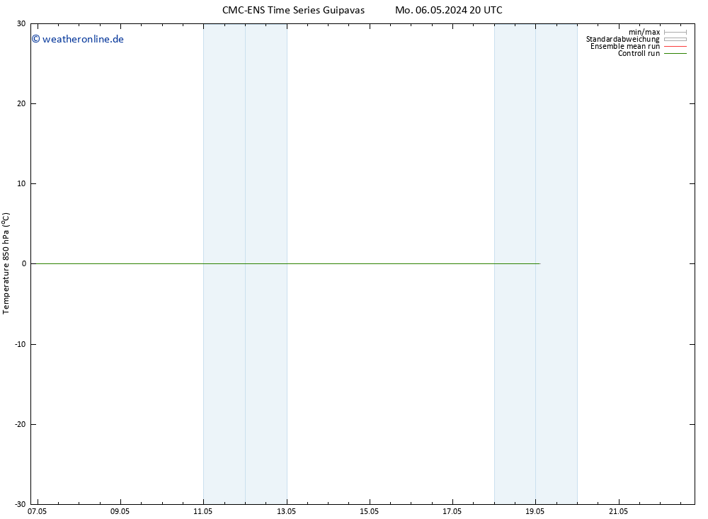 Temp. 850 hPa CMC TS Do 16.05.2024 20 UTC