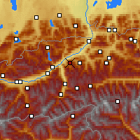 Nächste Vorhersageorte - Alpbach - Karte