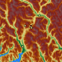Nächste Vorhersageorte - Whistler - Karte